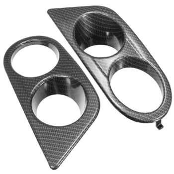 

Car Front Bumper Fog Lamp Shade Double Hole Cover for BMW E46 M3