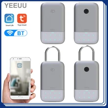 YEEUU-boîte de rangement des clés intelligentes Tuya, coffre-fort sans fil réseau avec mot de passe, boîte de rangement des clés intelligente Tuya, BT 4.2, boîte à clés résistante aux intempéries