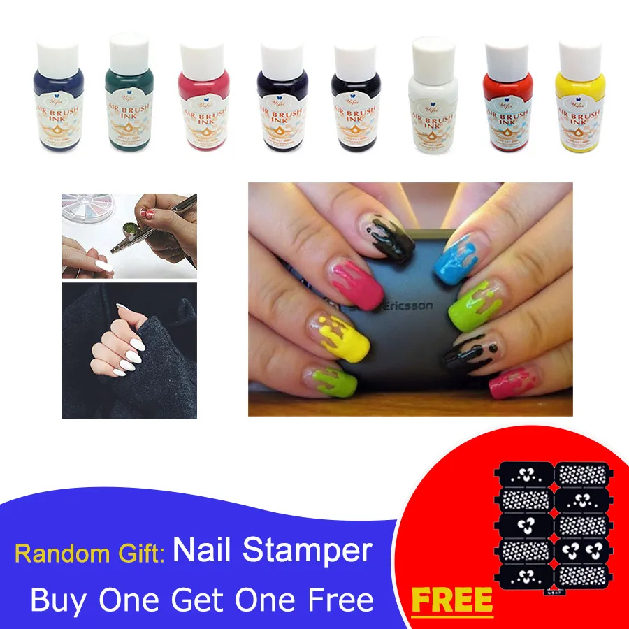 Guzellik Ve Saglik Ten Oje De 30ml Airbrush Tirnak Sanat Murekkep