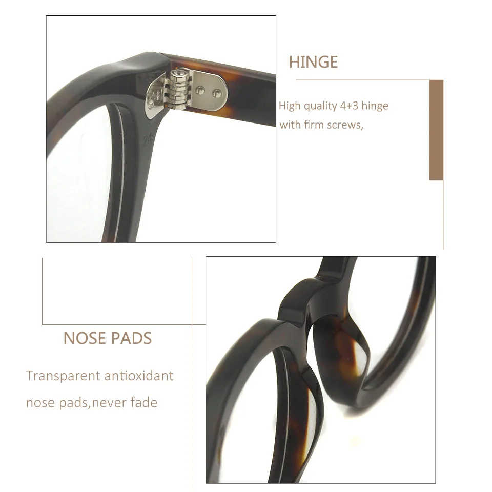 Eyeglasses Frames Eyeglass Frames Optical Glasses Acetate Johnny Depp Style Glasses Frame Men Retro Vintage Prescription Glasses Women