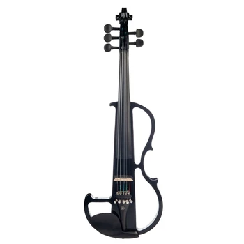 

NAOMI Electric Violin 5 String Electric Violin Ebony Fretboard/Tailpiece/Chin Rest+Bow/Case Nice Sound
