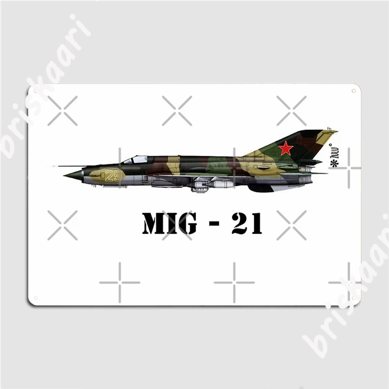 Mig 21 Targhe In Metallo Pub Club Bar Crea Targhe Targhe In Metallo Poster