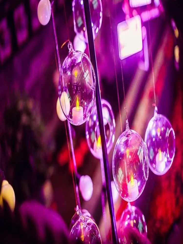 

30 шт. прозрачный акриловый шар ваза висит крепление цветок свеча в форме растения контейнер дома Свадебная вечеринка рождественские украшения