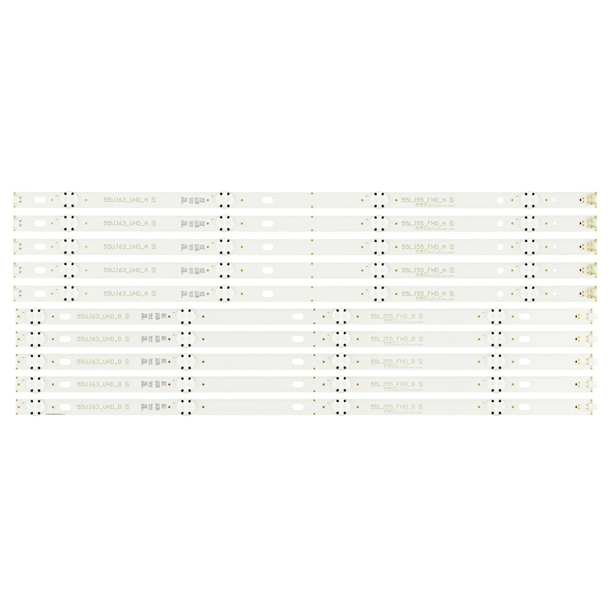 Светодиодная подсветка для LG 55UJ635V 55UJ630V 55UJ6300 55UJ63_UHD_A 55UJ63_UHD_B 55lj55 _ fhd_a fhd_b |