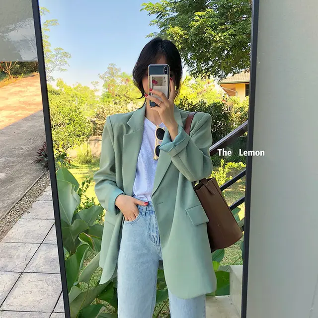 LUZUZI Autumn Korean Chic Loose Light 
