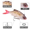 1Pcs Bionic Multi Section Soft Baits 12cm 31g Fishing Jig Wobblers Lures Artificial Silicone Bait Winter Trolling Bass Tackle ► Photo 2/6