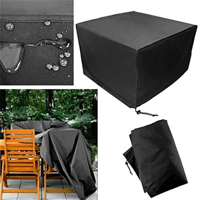 

Waterproof Garden Tablecloth Cover Outdoor Patio Table Chair Cover Garden Furniture Winter Storage Protection #2E13