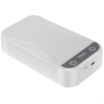 

Portable UV Sterilizer Cellphone Disinfection Box with USB Cable Dual UV Lights Sterilizer Box for Any Small Items