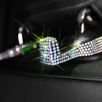 

ACar Headrest Hook Rhinestone Diamond Seat Back Hanger Holder Universal Vehicle Organizer for Handbags Purses