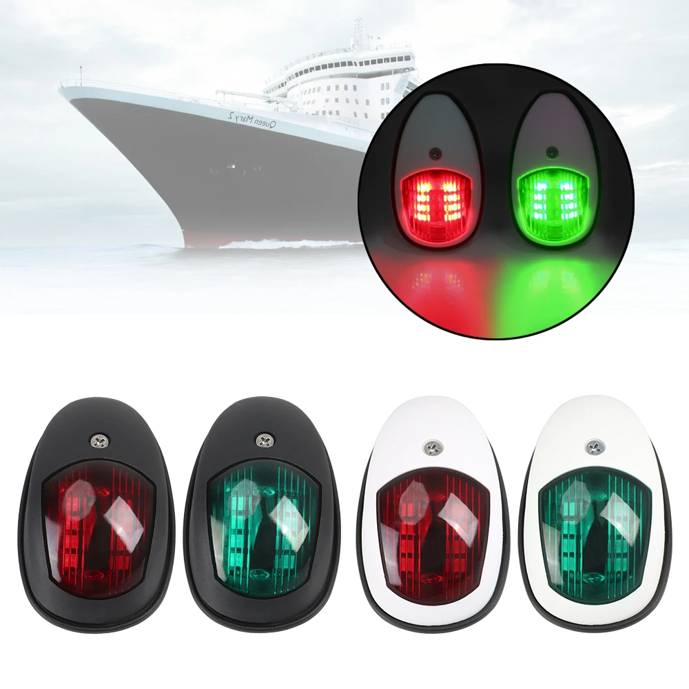 Luce Di Navigazione A Led Per Marine Boat Yacht Truck Trailer Van Starboard Port Side Light 10V-30V Spia Di Segnalazione 2 Pz/Set