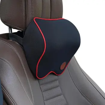 

Car Seat Headrest Car Neck Pillows Filled Fiber Cushion Pad Memory Foam Head Rest Auto For Travel Support Car Seat Accessories