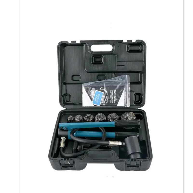 

Hydraulic Punch Driver SYK-8A Iron Plate Punch Driver 16-51mm 10T Hydraulic Hole Ppener