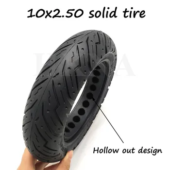 

Electric Scooter 10 Inch Solid Tyre 10x2.50 Non Pneumatic Explosion-proof Solid Tire. Good Shock Absorption Tires Parts