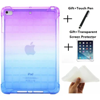 

For IPad mini3 mini2 mini1 TPU Case 7.9 inch Soft Transparent Gradient Cover Slim Protector for iPad Mini 1 2 3 4 5 Capa Coque