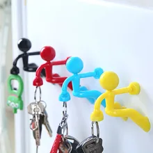 K Korean-style Creative Climbing up A Wall Villain Magnet Key Hanger Strong Magnetic Suction Villain Keychain Iron Absorption Ho