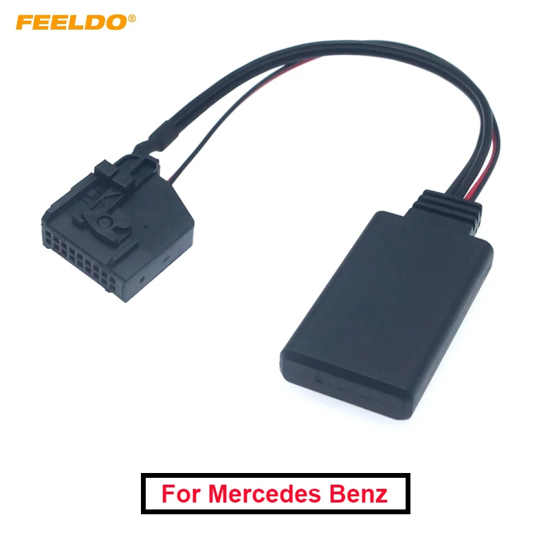 

1PC Car Stereo Audio Interface Bluetooth Wireless Module Aux Cable Adapter For Mercedes Comand 2.0 W211 R170 W164 Receiver Jun5