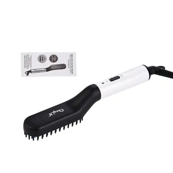 

Electric Comb for Men Quick Hair Styler for Hair and Beard Straightener and Curler Magic Hair Tool with 2 Temperature Settings
