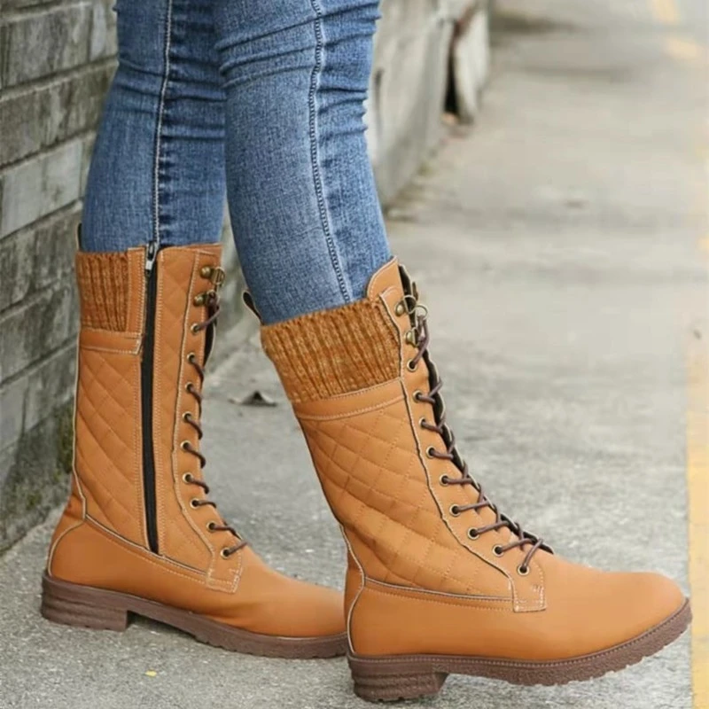 erótico Finalmente varonil Botas De media caña para Mujer, Botines largos hasta la rodilla, zapatos De  plataforma alta con cremallera y punta redonda, invierno, 2022|Botas a media  pantorrilla| - AliExpress