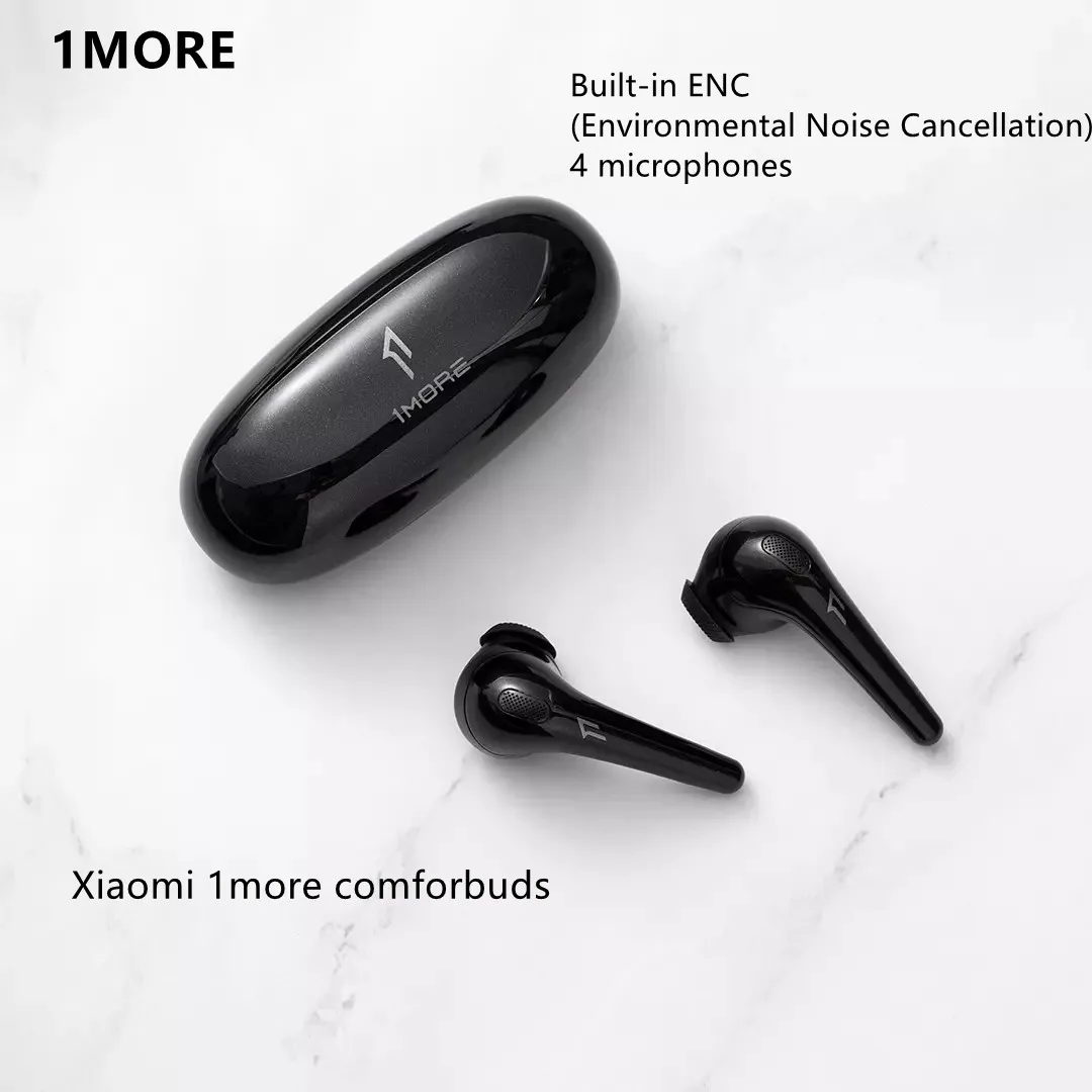 1MORE Comfobuds TWS Bluetooth Earphone In-ear Wireless Earbuds Touch APP Control Voice Assistant With 4 ENC Microphone Earbuds