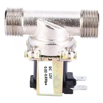 

DC12V G1/2 NC Brass Electric Solenoid Valve Normally Closed Water Inlet Valve Electric Magnetic Valve