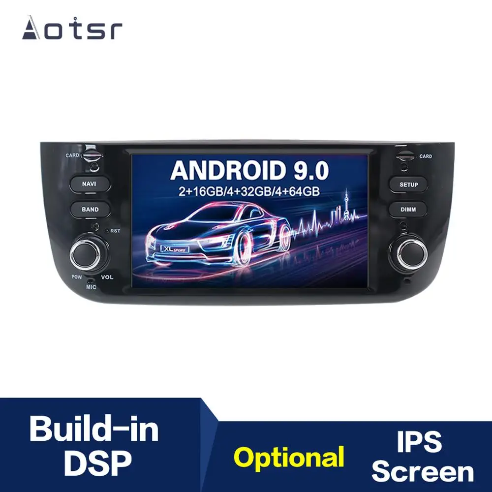 

Android 9 IPS GPS Navigation Car Radio Player For Fiat Punto 2009-2015 Linea 2012+ Tape Recorder Head Unit Multimedia Player