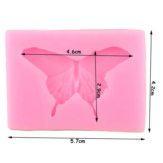 Pillangó Szilikon Öntőformák Cupcake Topper Fondant Penész Barkács Sütés Torta Díszítő Szerszám - Image 2