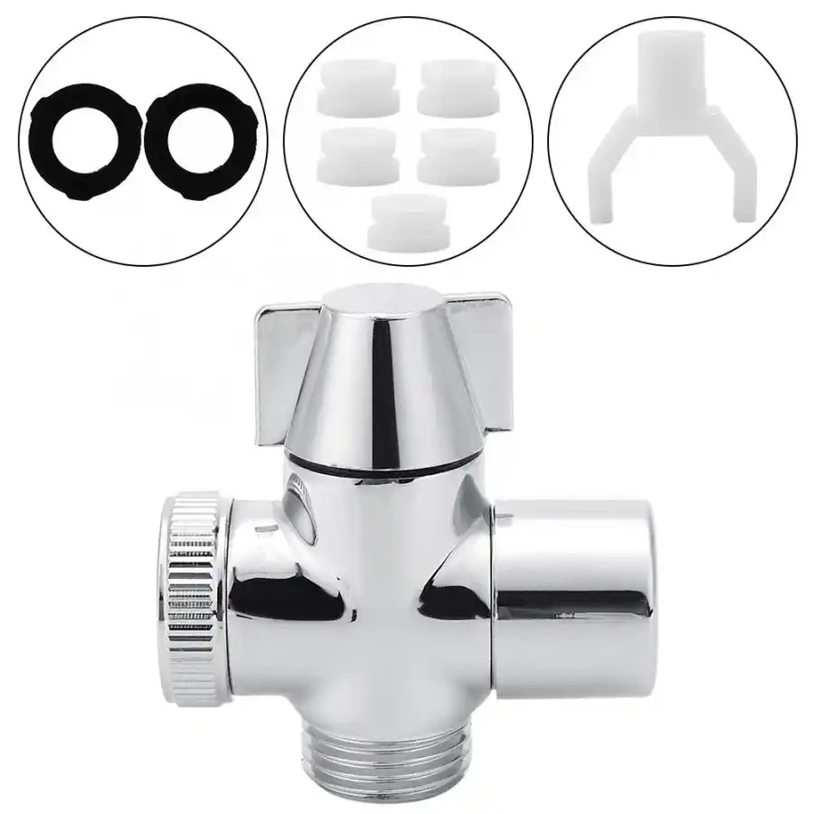 M22 1 Female Thread Water Faucet Adapter Diverter Three Way