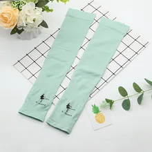 Дышащие Детские Солнцезащитные манжеты для детей от 2 лет, летние короткие ультратонкие охлаждающий рукав для малышей