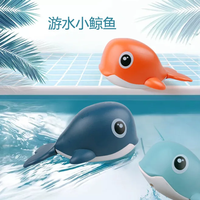 Детская игрушка для ванной с водой, маленький весенний КИТ, игрушки для ванной, для детей и младенцев, подводная лодка, вода Sp