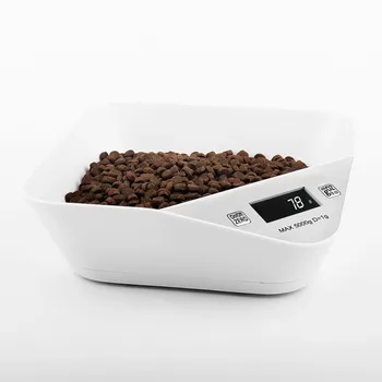 

Support Drop Shipping Pet smart food bowl no tray can measure weight for dogs cat multi-function digital scale pet feeder.. NEW