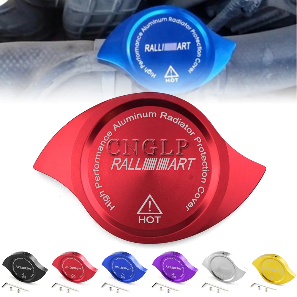 Universal Car Tank Cap Cover Ralliart Aluminum Machined Radiator Cap Cover For Mitsubishi Eclipse