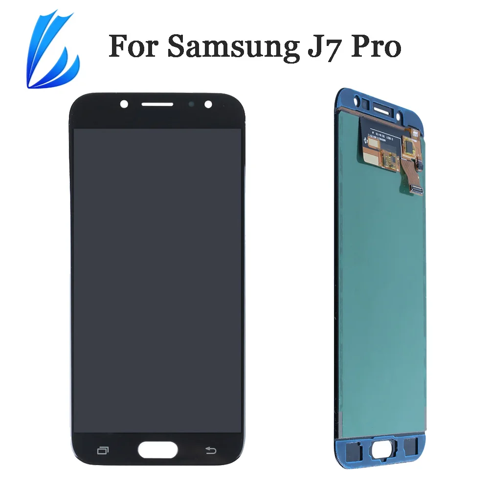 

LL TRADER Adjust Brightness For Samsumg J7 Pro Display Assembly For Samsung Galaxy J7 Pro J730 Touch LCD Screen Replace+Tools