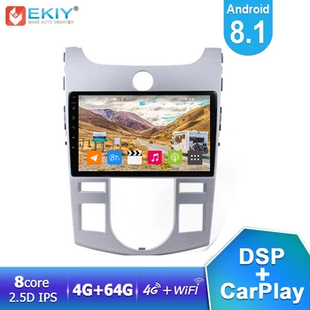 

EKIY 9'' IPS DSP Android 8.1 Car Multimedia Player 4G+64G For Kia Cerato 2 TD 2008-2013 Stereo Autoradio GPS Navigation 32EQ BT