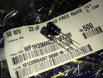 

10pcs/25pcs/100pcs 33uF 50V SAMWHA WL Series 6.3x11mm 50V33uF Aluminum Electrolytic Capacitor