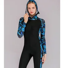 Rashguard женские мужские Длинные рукава спереди молния с капюшоном УФ Защита от Солнца спортивные, для дайвинга кожи полный костюм купальник купальники для серфинга