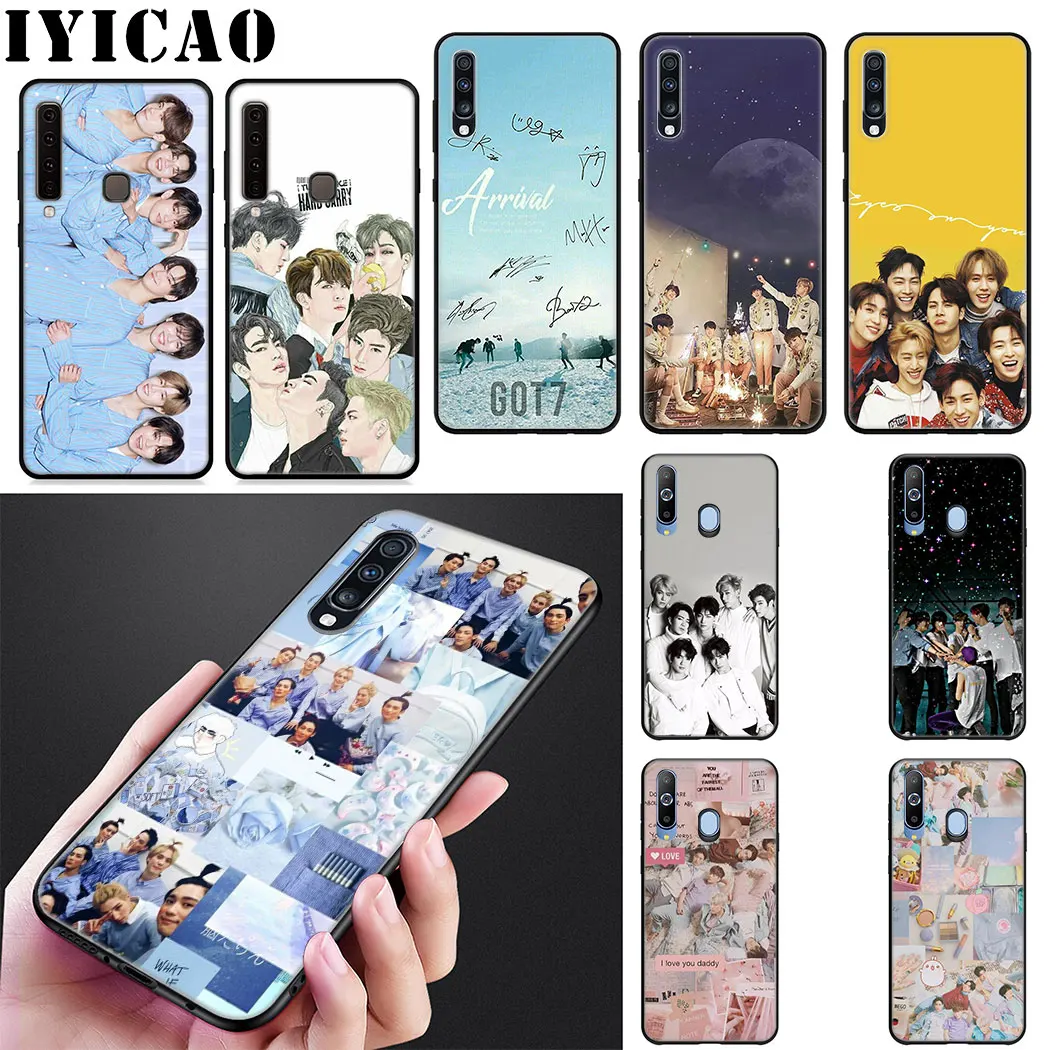 IYICAO мальчик группа Kpop GOT7 Мягкий силиконовый чехол для телефона samsung J6 A9 A8 A7 A6 плюс