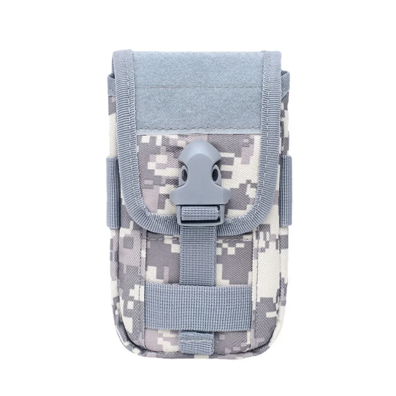 

(Tactical) Molle Phone Holster Outdoor Waist Bag Utility Vest Card Carrier Bag Mini Multi-function Hook Loop Travel Bag Pack