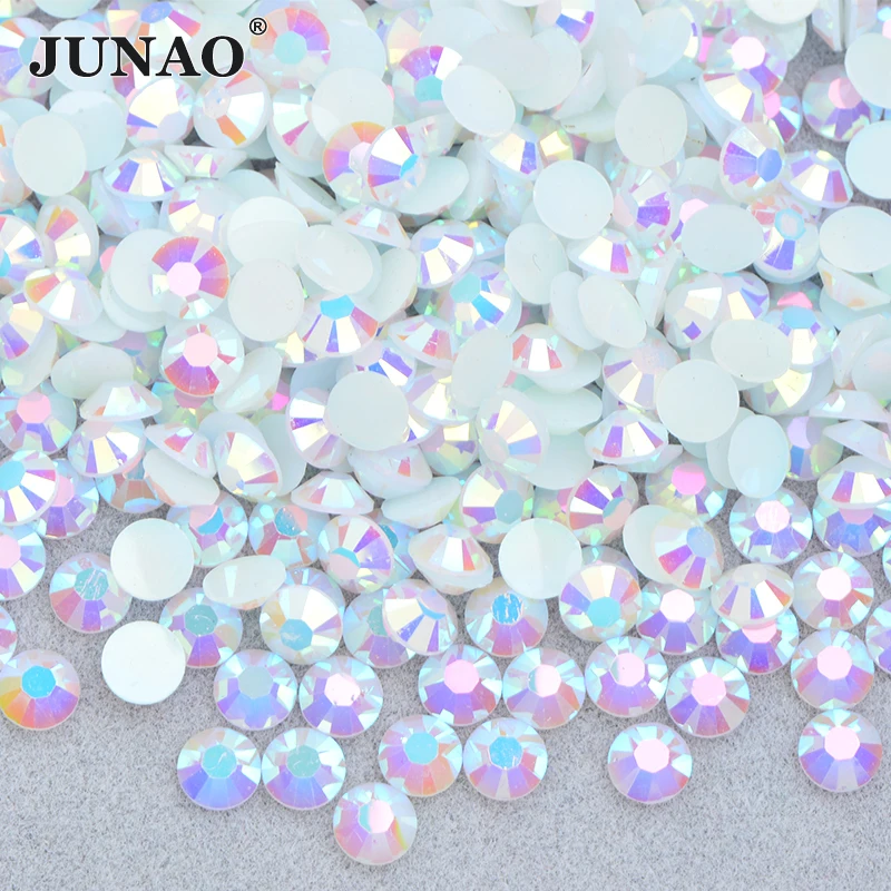 JUNAO 2 3 4 5 6mm Red Flatback Rhinestones Round Diamond Crystal Sticker  Face Nail Art Decorations Resin Gems Non Hotfix Strass - AliExpress