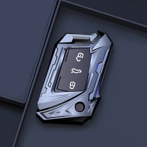 Image 1 - אבץ סגסוגת רכב מרחוק מפתח מקרה Fob כיסוי עבור פולקסווגן פולקסווגן גולף 7 MK7 Tiguan טוראן 2017 עבור סקודה אוקטביה a7 מושב ליאון איביזה