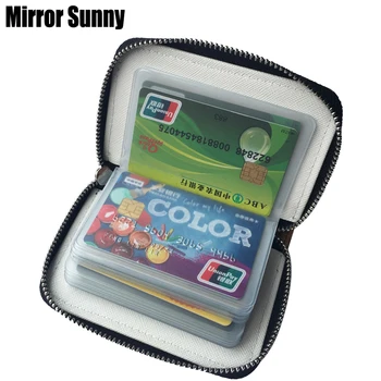 

Leopard Pattern Brand Function 20 Bits Card Case Business Card Holder Men Women Credit Passport Card Bag ID Bank Card Wallet