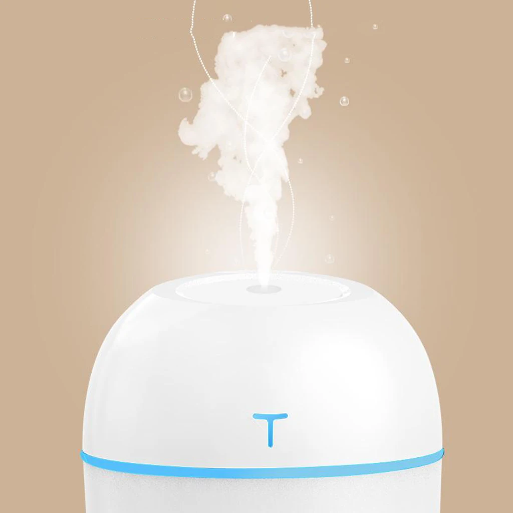 Mini Air Humidifier Purifier Cute 200ml Aromatherapy Aroma Essential Oil Diffuser Home Car USB Mist Maker with LED Night Lamp