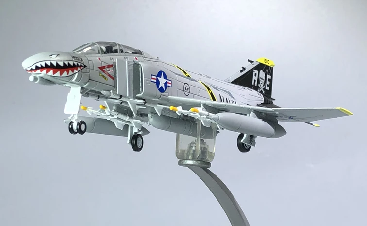 1:100 1/100 масштаб США F-4 Phantom Ⅱ VF-84 истребитель литья под давлением металлический самолет Игрушечная модель самолета