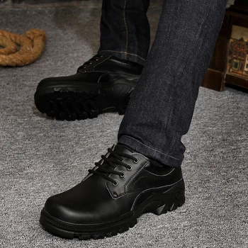 

Fashion Men flats shoes Genuine leather men shoes Soft casual shoes lace up High quality Black male shoes big size 47