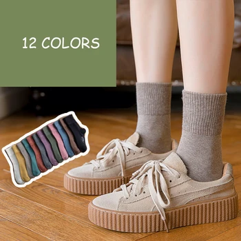 

Good Luck Letter Cotton Women Crew Socks 2019 Autumn New Fashion Breathable Deodorant Brief Wild Elastic Comfort Socks Women