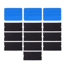 10 шт. углеродное волокно Ракель фетровая ткань+ 3 шт. виниловая Автомобильная обертка оконный скребок тонированная обертка пинг инструменты для чистки дома