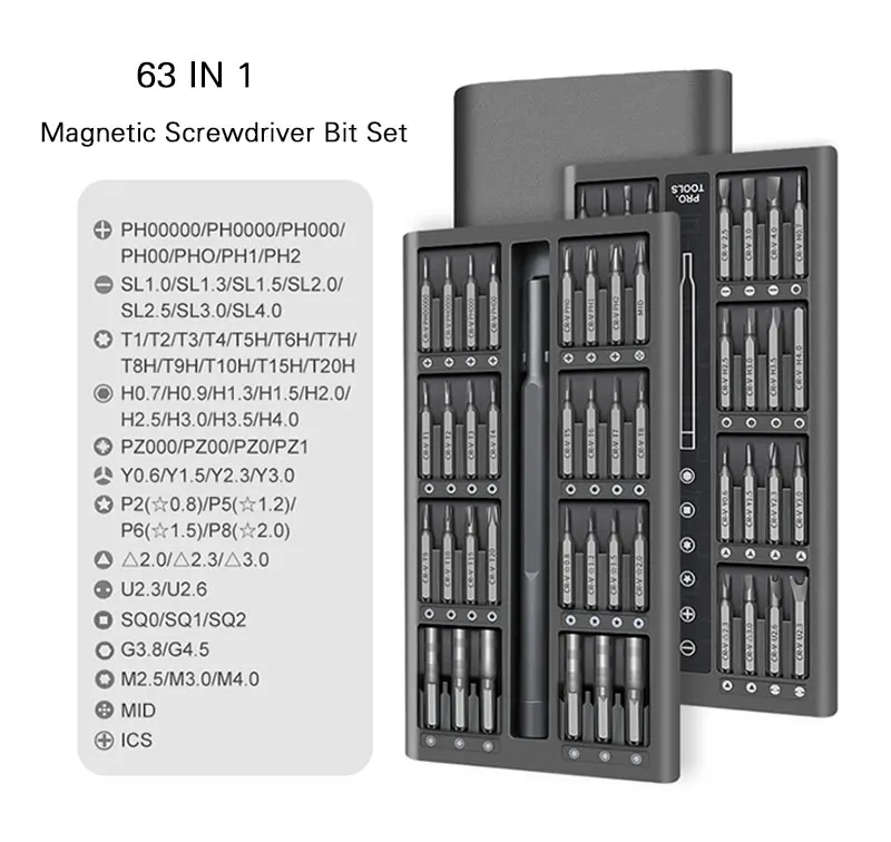 Screwdriver Set Magnetic Screw Driver Kit Bits