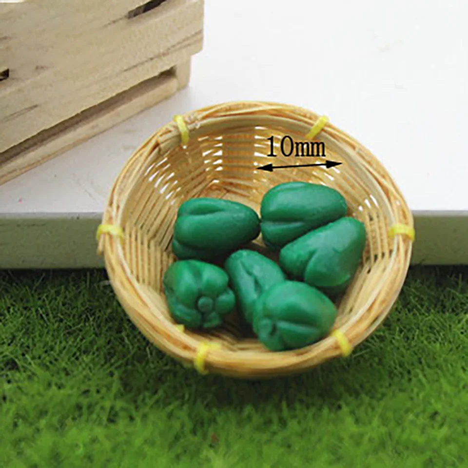 Miniatuur aardbeien cupcake voorbereidingsbord schaal 1:12 accessoires voor poppenhuisdecoraties - België