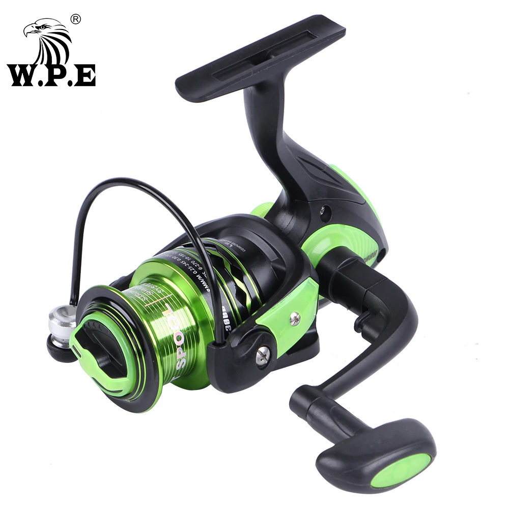 W.P.E GreenLight3 серия 3000-6000 катушка для спиннинга с 3 + 1 шарикоподшипником рыболовное