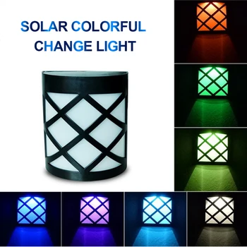 

LED solar light 6 LED waterproof IP55 light sensor outdoor path light corridor wall light spotlight outdoor solar light
