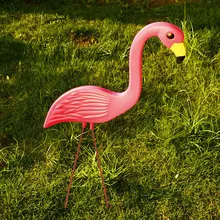 Фламинго орнамент пластиковый двор балкон сад украшения фламинго газон украшения красивые свадебные искусства Фламинго статуэтки